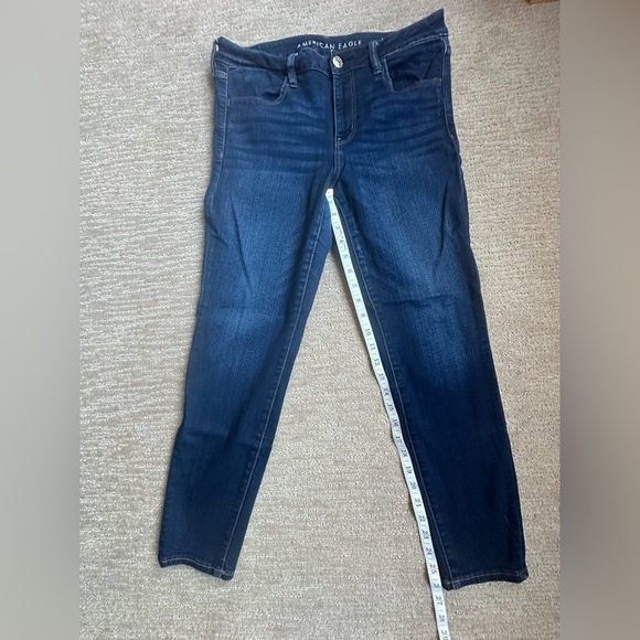 American Eagle Jegging in Medium Blue Wash Size 12P - Picture 10 of 16